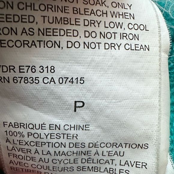 Nautica green fleece jacket small - Picture 8 of 8